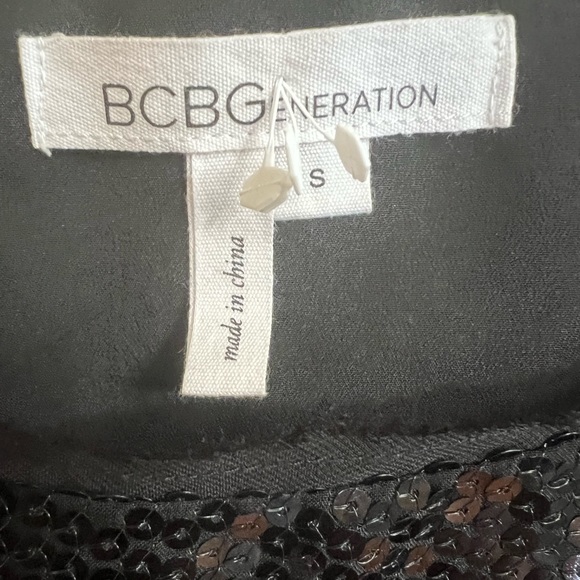 BCBG Generation Asymmetric Sequin Cocktail Dress Size Small - Picture 10 of 15